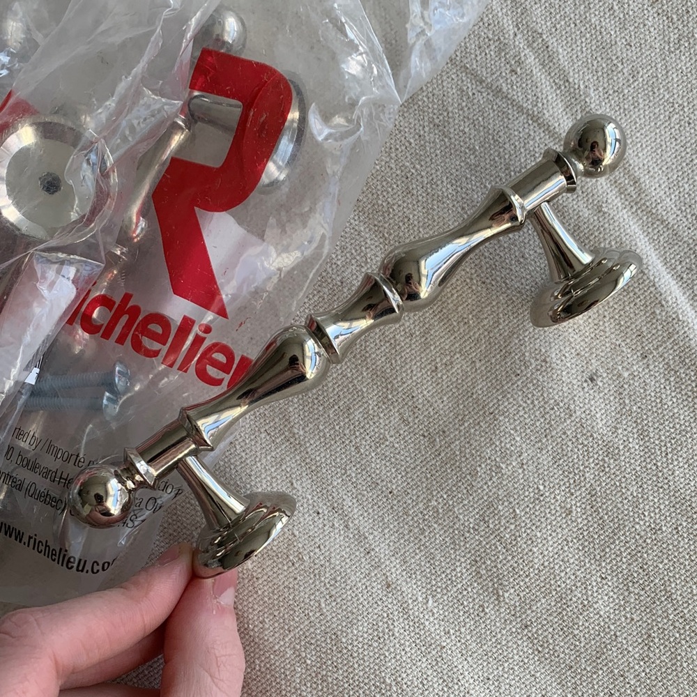 Home | Lot of 5 NWT Richelieu Brome Collection Polished Nickel Cabinet Pulls
